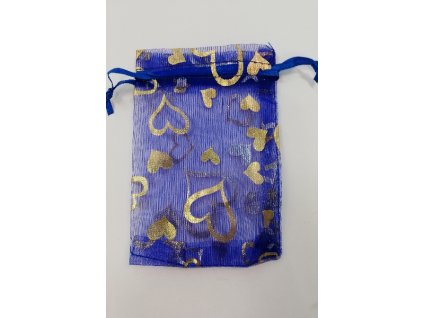 srdíčka modrá 12x9