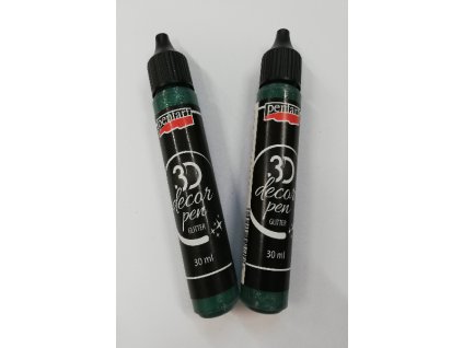 Perlové pero Pentart 30ML Tyrkysově stříbrná