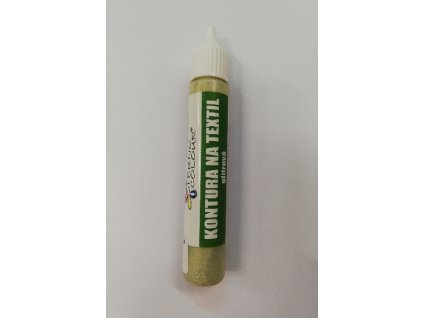 Konturovací barva na textil glitrová TERNO balení 20g 52 měděná