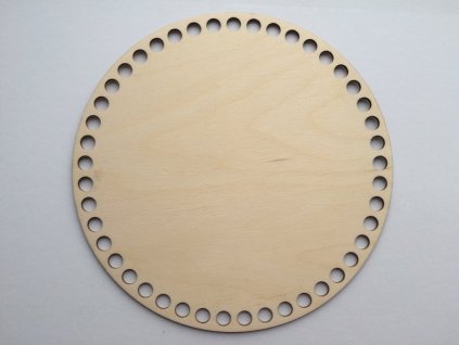 Dno na háčkované košíky překližka kruh 25 cm
