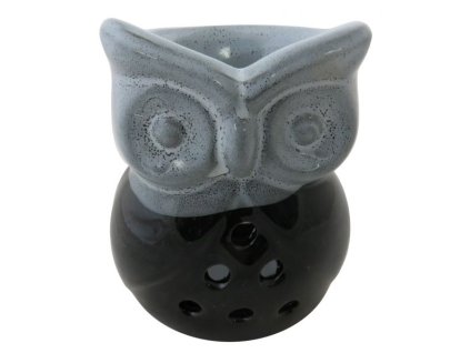 sova černobílá 10 cm