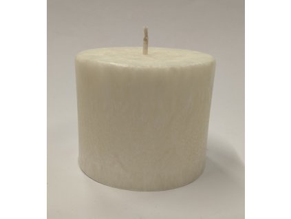 Svíčka vonná z palmového vosku - válec 6 cm - bílý - Ledový vítr