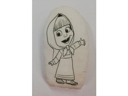 Vybarvovací polštářek - Máša - 13,5x9,5 cm
