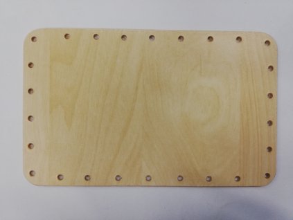 Dno na papírové pletení javor obdélník 18 x 11 cm