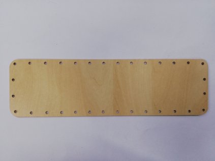 Dno na papírové pletení javor obdélník 28 x 8 cm