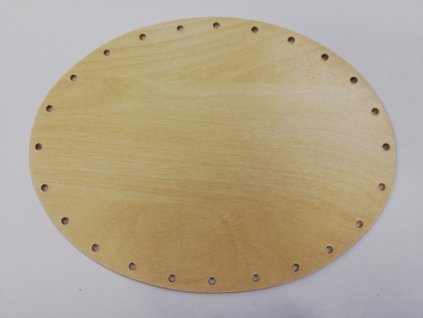 Dno na papírové pletení javor elipsa 20 x 15 cm