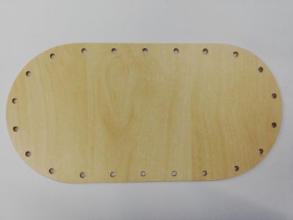 Dno na papírové pletení javor ovál 20 x 10 cm