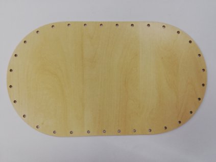 Dno na papírové pletení javor ovál 28 x 16 cm