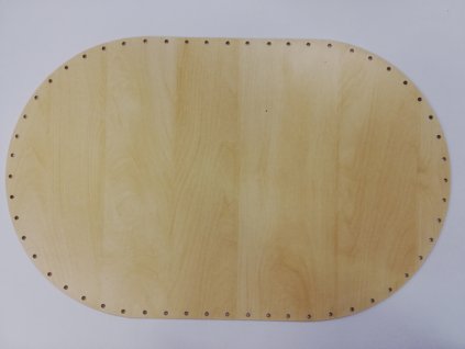 Dno na papírové pletení javor ovál 45 x 28 cm