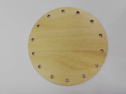 Dno na papírové pletení javor kruh 9 cm