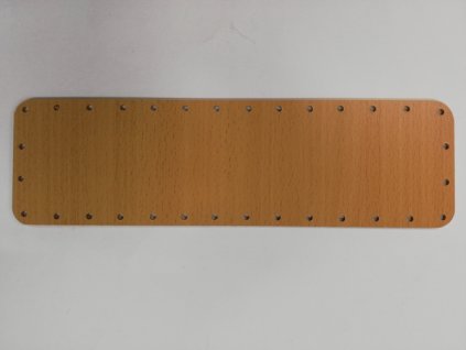 Dno na papírové pletení buk obdélník 28 x 8 cm