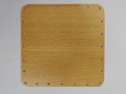 Dno na papírové pletení buk čtverec 14 cm