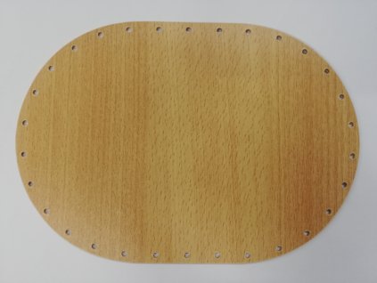 Dno na papírové pletení buk ovál 25 x 17 cm