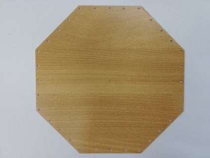 Dno na papírové pletení buk osmihran 28 cm