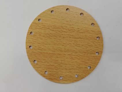 Dno na papírové pletení buk kruh 9 cm