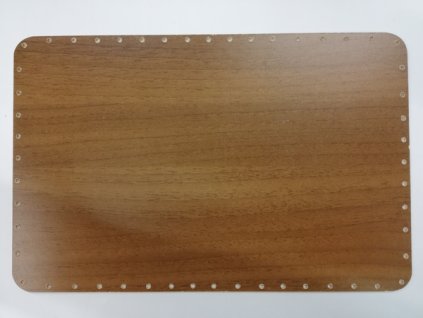 Dno na papírové pletení ořech obdélník 37 x 24 cm