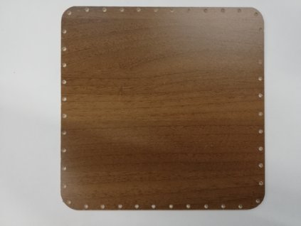Dno na papírové pletení ořech čtverec 24 cm