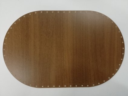 Dno na papírové pletení ořech ovál 45 x 28 cm