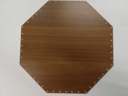 Dno na papírové pletení ořech osmihran 32 cm