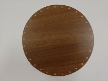 Dno na papírové pletení ořech kruh 20 cm