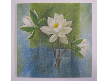 Obrázek č.11 15 x 15 Bílé květy