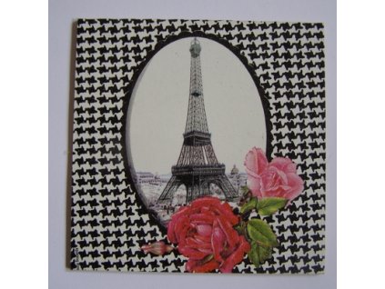Obrázek č.104 16 x 16 Růže s Eiffelovkou
