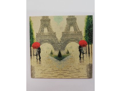 Obrázek na destičce 10 x 10 cm Paříž 1