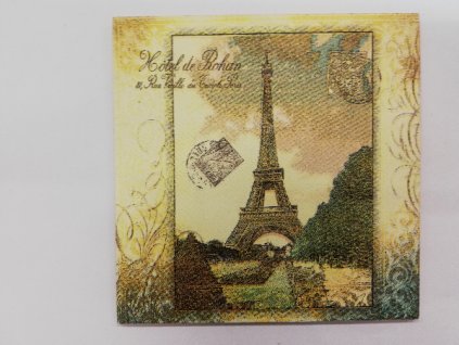 Obrázek na destičce 12 x 12 cm Paříž 3