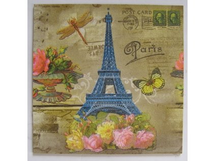 Obrázek č.194 16 x 16 Eiffel modrá