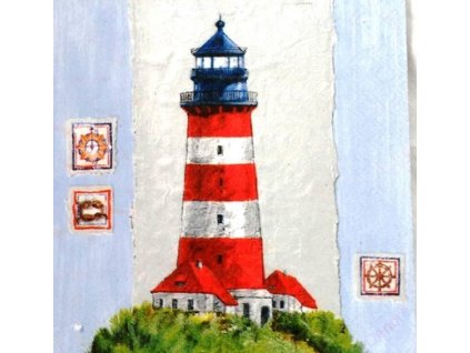 Obrázek č.213 16 x 16 Maják červený