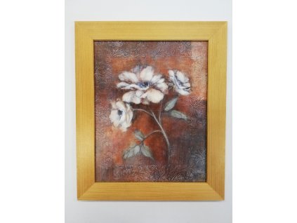 Obraz 25 x 20 cm Květiny
