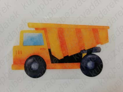Nažehlovací obrázek na folii stavební stroj č.5 10 x 5,5 cm