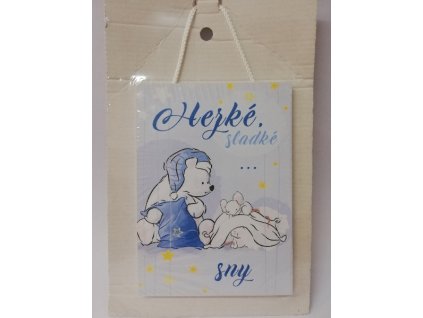 Závěsný obraz na desce Hezké, sladké sny