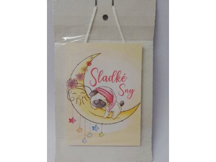 Závěsný obraz na desce Sladké sny