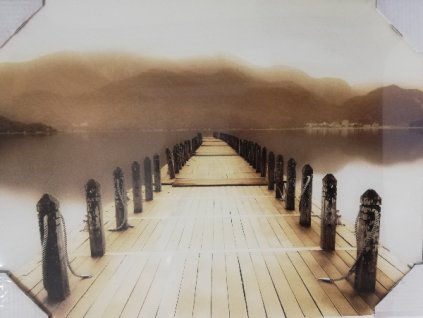 Obraz na desce 40 x 30 cm Molo 1