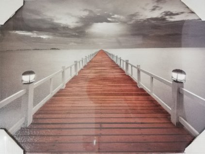 Obraz na desce 40 x 30 cm Molo 2