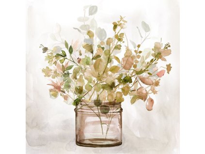 Obraz na desce 30 x 30 cm zemita zahrada