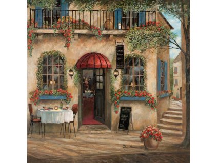 Obraz na desce 30 x 30 cm Posezení