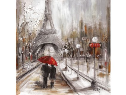 Obraz na desce 22 x 22 cm Paris 1