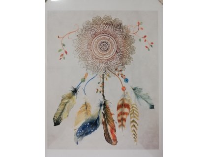 Obraz na desce 60 x 50 cm Lapač snů