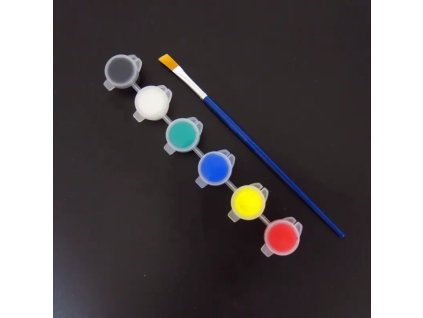 Sada akrylových barev 6 ks