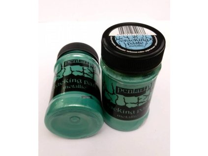 KRAKELOVACÍ PASTA Pentart 100ML STŘÍBRNÝ TYRKYS
