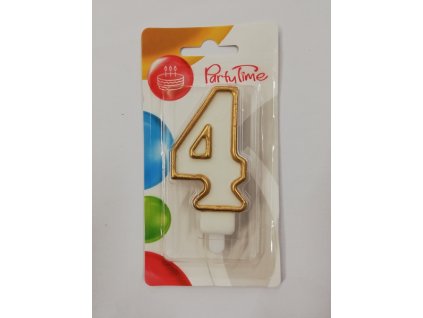 Svíčka dortová Arpex číslo 4