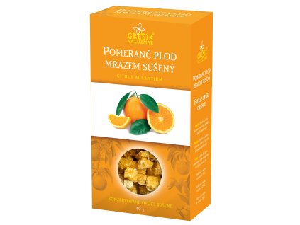 Sušené plody - Pomeranč plod mrazem sušený - 40 g