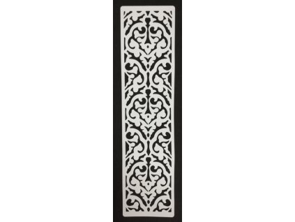 Šablona plastová pro kreativní tvoření - 30 x 7,5 cm - Ornamenty č.6