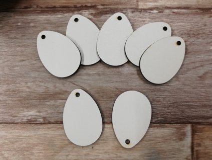 Dřevěný výřez pro další tvoření vajíčko 6cm