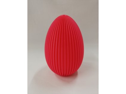 Velikonoční dekorace výtisk 3D 13 x 8 cm vejce růžové
