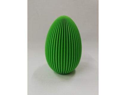 Velikonoční dekorace výtisk 3D 9 x 5,5 cm vejce zelené