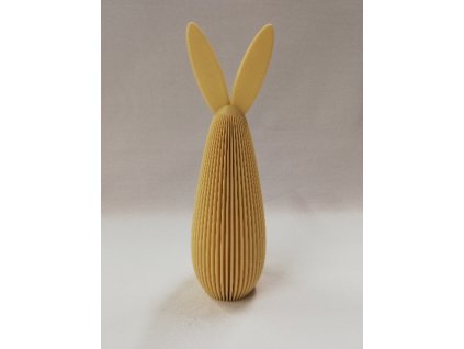 Velikonoční dekorace výtisk 3D 18 x 5 cm ušaté vejce úzké tělové