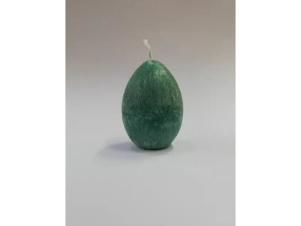 Svíčka vonná z palmového vosku č.68 06 vajíčko zelené